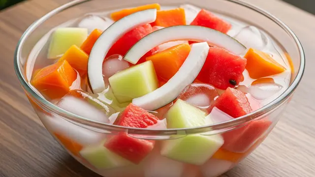 Resep Es Campur Buah Tropis Segar Tanpa Sirop