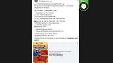 Cek Fakta Liputan6.com mendapati klaim link pendaftaran lowongan kerja Indomaret. (Foto: tangkapan layar Facebook)