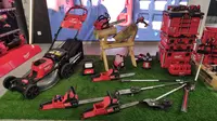 Ragam produk powertools Milwaukee dengan sistem cordless. (Septian/Liputan6.com)