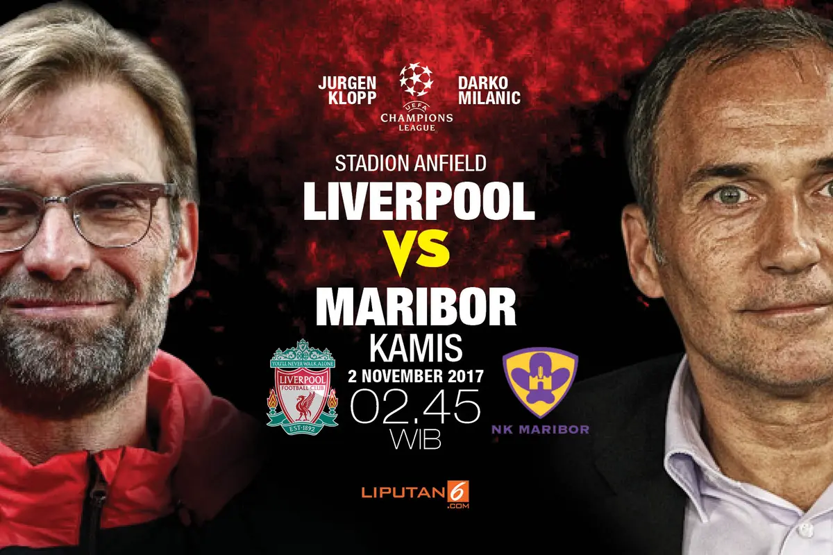 Prediksi Liverpool vs Maribor