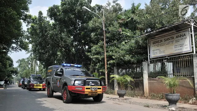 Gereja Santa Anna Duren Sawit Diancam Bom