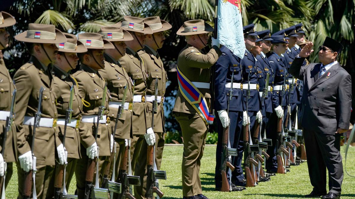 Tiba di Sydney, Presiden Prabowo Subianto Disambut Pasukan Jajar Kehormatan