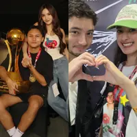 Mahalini dan Mawar Eva Mencuri Perhatian dengan Kaos Bergambar Pasangan di Event Voli. [Instagram]