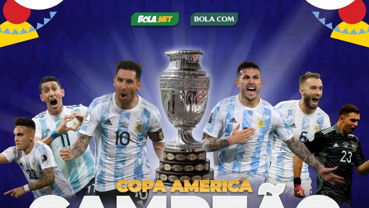 Timnas Argentina Juara Copa America 2021