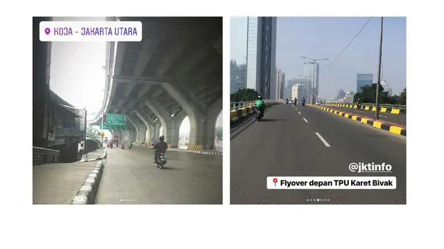 Sepi, Begini Penampakan Jakarta Setelah Ditinggal Mudik