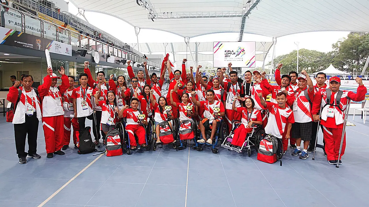 Tim Renang Indonesia di ASEAN Para Games 2017