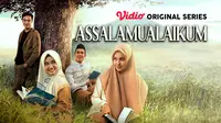 Anggika Bolsterli, Wafda Saifan, Rachel Amanda, dan Ibrahim Risyad dalam Vidio original series Assalamualaikum. (Dok. Vidio)