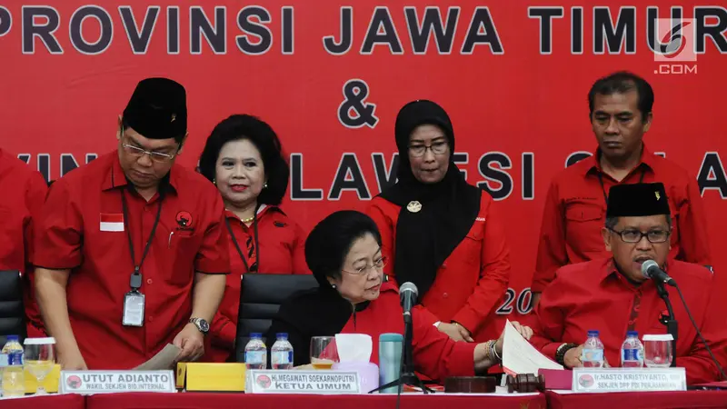 Megawati Umumkan Nama Cagub-Cawagub Jatim dan Sulsel