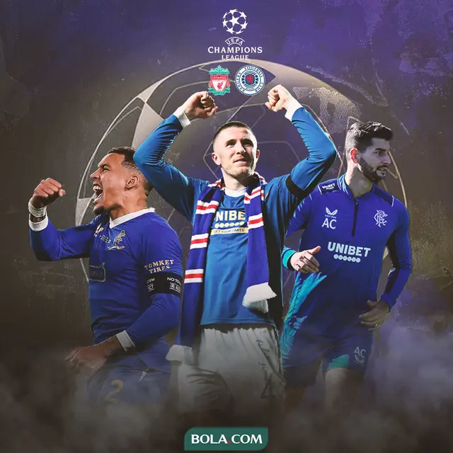 Liga Champions - James Tavernier, John Lundstram, Antonio-Mirko Colak - Liverpool Vs Rangers