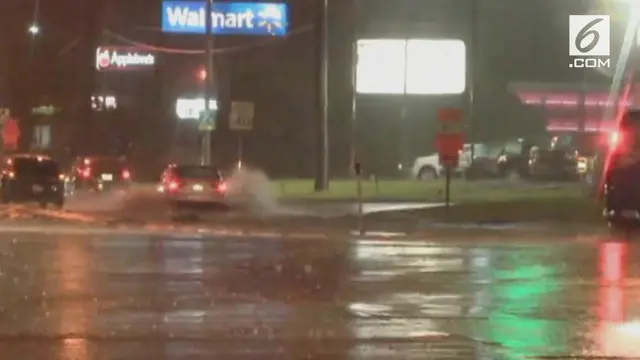 Banjir Menggenangi Illinois Utara