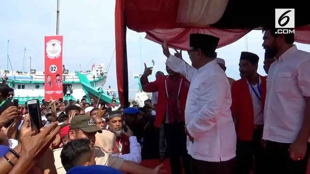 Calon Presiden nomor urut 02 Prabowo Subianto menghadiri peringatan 14 tahun gempa dan tsunami di Banda Aceh.