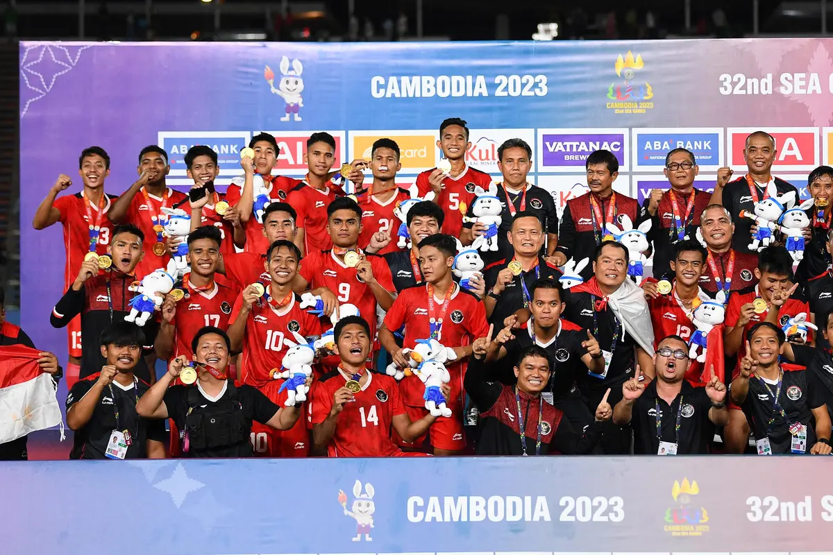 Timnas Indonesia di Podium Utama
