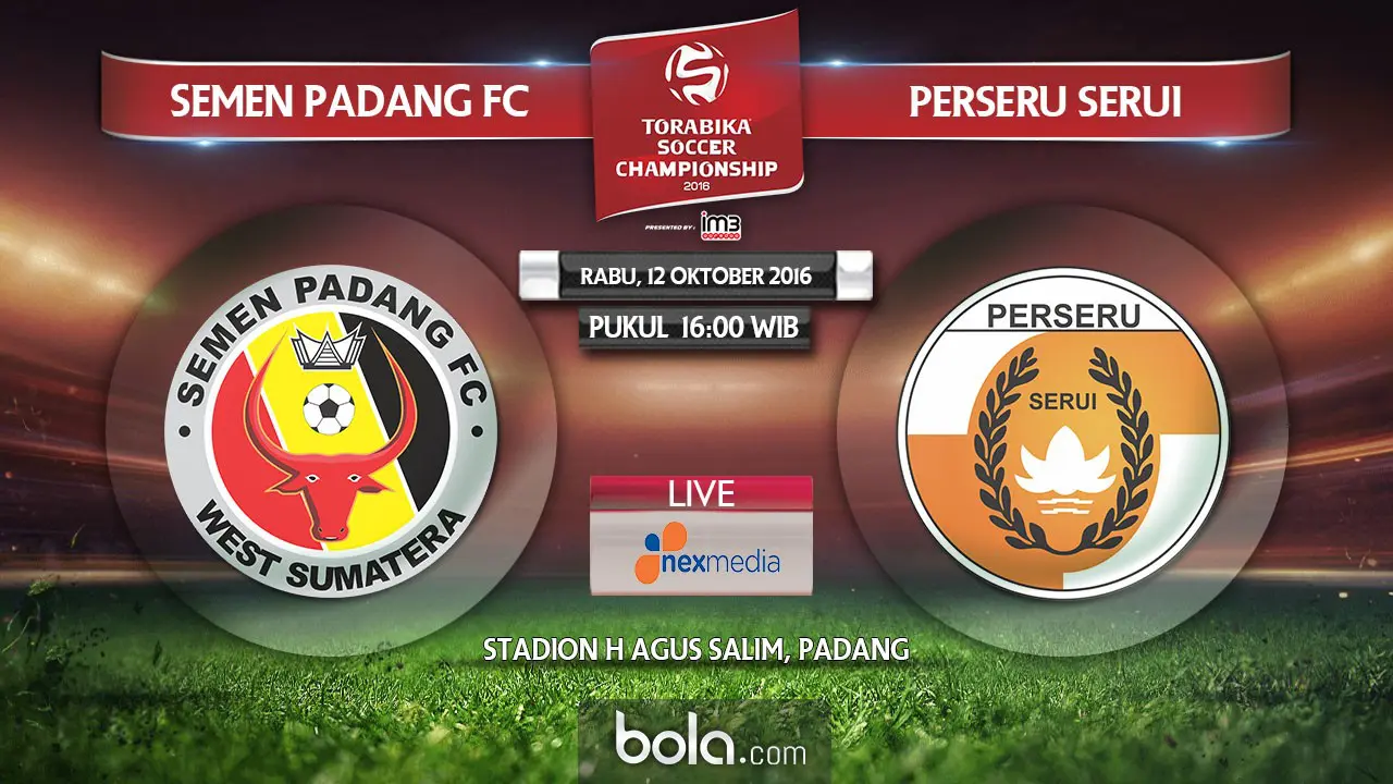 Semen Padang Vs Perseru Serui (Bola.com/Adreanus Titus)