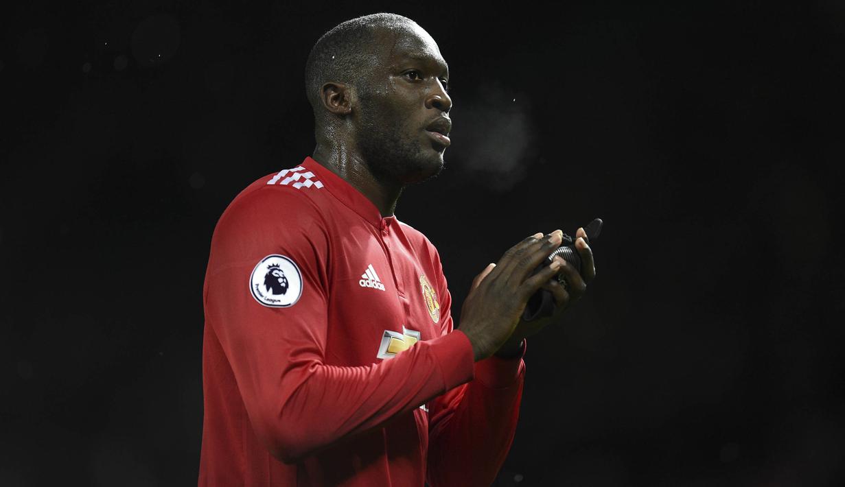 6. Romelu Lukaku (Manchester United) - 8 Gol. (AFP/Oli Scarff)