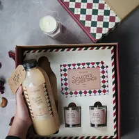 Memberikan hantaran spesial di akhir tahun bisa dengan menggunakan kopi dan lilin aromaterapi persembahan Dari Pada by Hangry (Foto: Dari Pada by Hangry)