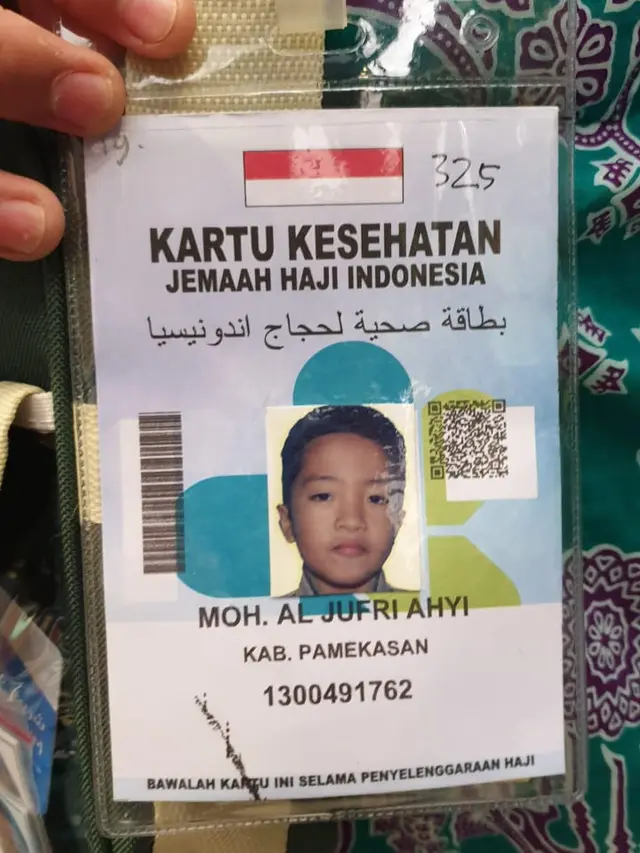 Singgit  tercatat sebagai salah satu jemaah haji termuda asal Indonesia. Foto: Denny/MCH