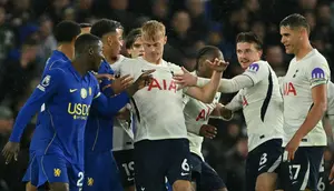 Hasil Liga Iinggris: Tottenham Hotspur Bungkam Chelsea di Stamford Bridge, Cole Palmer Diusir Wasit