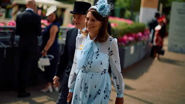 Carole Middleton dan Michael Middleton di Royal Ascot