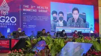 Menteri Kesehatan RI Budi Gunadi Sadikin saat membuka '3rd Health Working Group G20' di Hilton Resort, Nusa Dua, Bali pada Senin, 22 Agustus 2022. (Dok Kementerian Kesehatan RI)