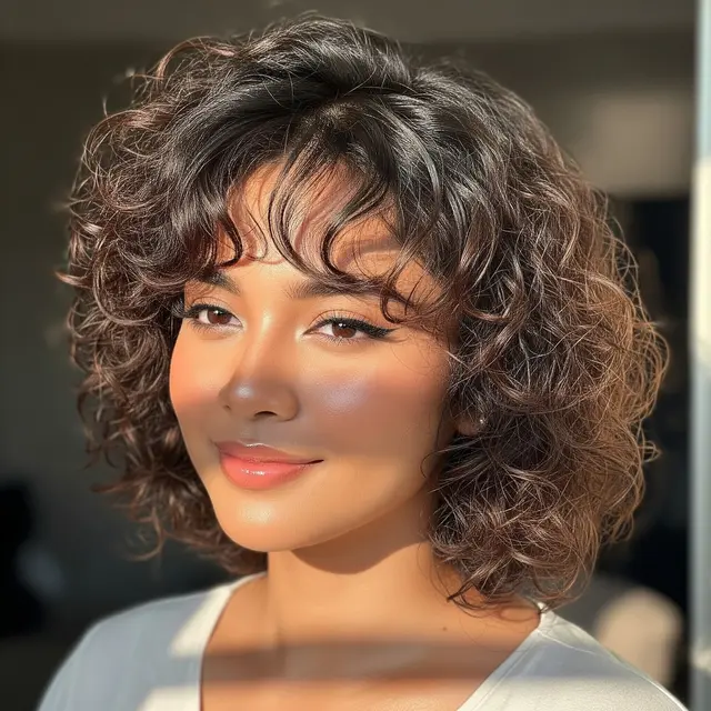 Model Rambut Wanita Pendek Berponi