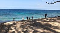 Situasi di Pantai Paal, Kecamatan Likupang Barat, Kabupaten Minahasa Utara, Sulut.