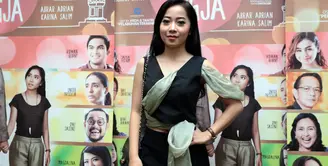 Karina Salim, pemeran Bian di film Raksasa dari Jogja. Ia mengatakan, jauh sebelum film diproduksi, beberapa penggemar novel Raksasa dari Jogja sudah menginginkan dirinya memerankan Bian, karakter di film Raksasa Dari Jogja. (Adrian Putra/Bintang.com)