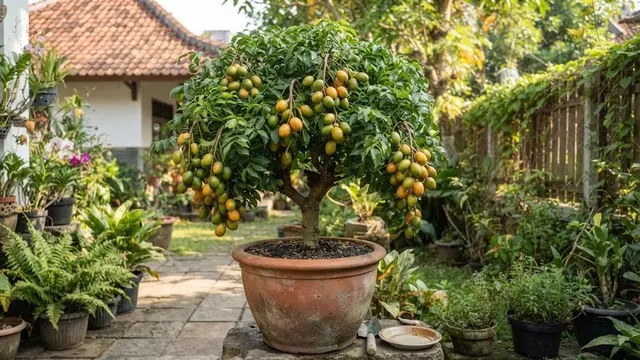 Cara Mengerdilkan Pohon Kedondong agar Muat di Pot dan Berbuah Lebat
