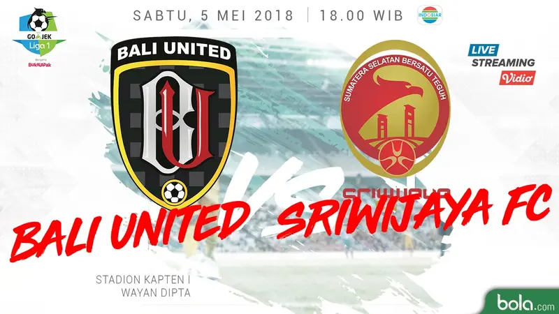 Bali United Vs Sriwijaya FC