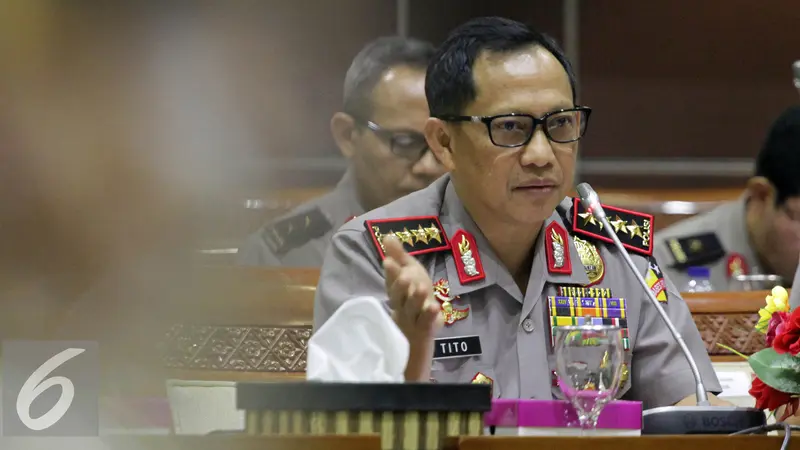 20160831- Kapolri Tito Karnavian Paparkan Paham Radikal di Komisi III-Jakarta- Johan Tallo