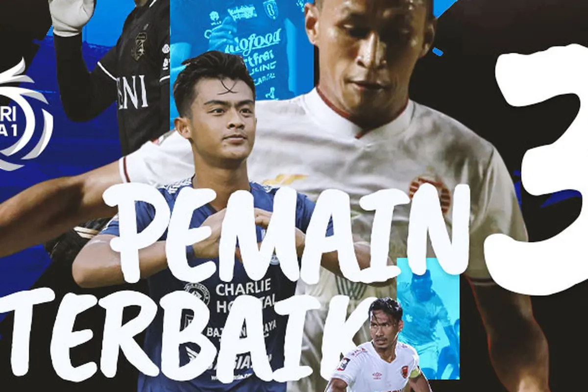 BRI Liga 1 - Ilustrasi 3 Pemain Terbaik