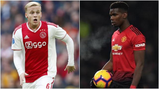 Donny van de Beek - Paul Pogba - Real Madrid