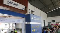 Stasiun kereta api di Kota Padang. (Liputan6.com/ Humas KAI)