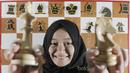 Wanita kelahiran Jakarta 7 Juli 1997 ini merupakan salah satu pecatur terbaik Indonesia dengan segudang prestasi di tingkat regional, nasional maupun dunia. (Bola.com/M Iqbal Ichsan)