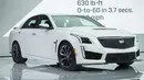 Cadillac CTS-V diresmikan peluncurannya pada The North American International Auto Show di Detroit, Michigan, 13 Januari 2015. (AFP Photo/Geoff Robins)