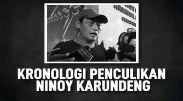 Pegiat sosial media sekaligus relawan Jokowi, Ninoy Karundeng alami penculikan. Terjadi pada Senin 30 September 2019 di kawasan Pejompongan, Jakarta Pusat.