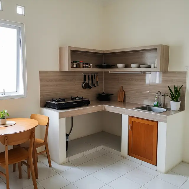 9 Desain Dapur Mungil di Rumah Sederhana Tanpa Sekat, Solusi Hunian Lapang