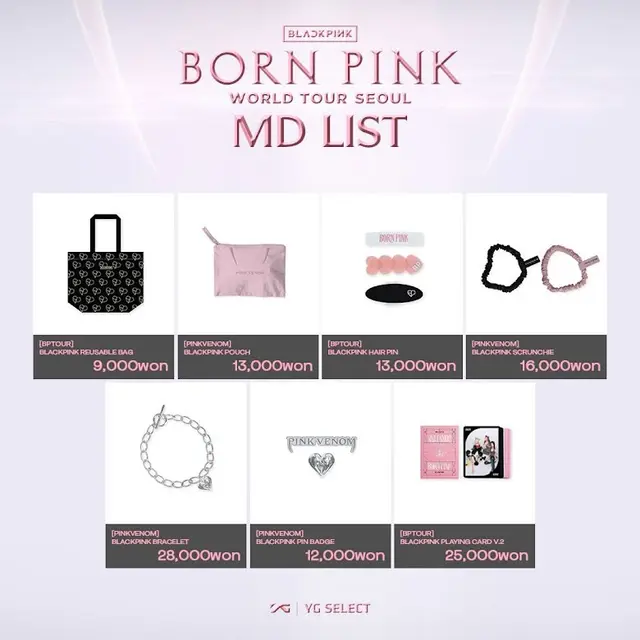Ragam Merchandise di Konser BLACKPINK Born Pink di Seoul, Berapa Harganya?
