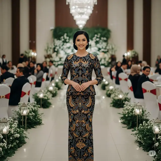 Baju Kondangan di Gedung Pernikahan. Foto: Gemini
