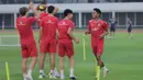 Pesepakbola yang tergabung Timnas Indonesia menjalani pemusatan latihan (Training Camp) di Stadion Madya, Kompleks Gelora Bung Karno, Senayan, Jakarta, Senin (1/6/2026). (Bola.com/M Iqbal Ichsan)