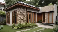 12 Ide Rumah Islami Minimalis dengan Pagar dan Taman Kecil Bernuansa Hijau