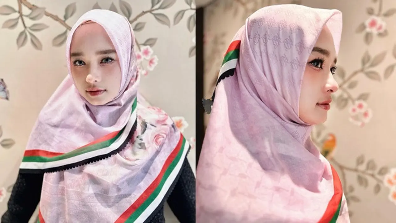 Potret Inara Rusli Jual Hijab Motif Bendera Palestina, Hasilnya untuk Donasi