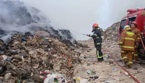 TPA Pasirbajing Garut Kebakaran, Dipicu Sisa Pembakaran Sampah