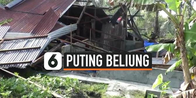 VIDEO: Puting Beliung di Toba Hancurkan Ratusan Rumah, 1 Orang Meninggal
