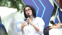 Direktur Bisnis Konsumer BRI Handayani saat Diskusi Taman Edisi III dengan tema “Metabank dan Mimpi BRI di Era Metaverse”.
