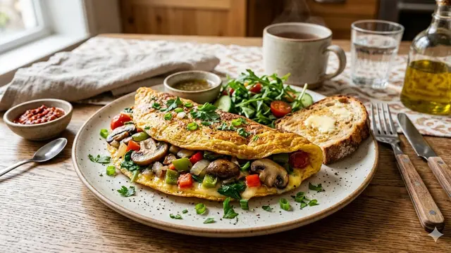 Sayuran untuk Isian Omelet yang Bergizi