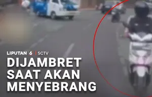 Dijambret saat akan Menyeberang