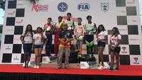 Pegokart muda Tanah Air, Prassetyo Hardja, juarai ajang internasional X30 Asia Cup kelas senior di Sri Lanka, 13-14 Januari 2018. (Tim Media Prassetyo Hardja)