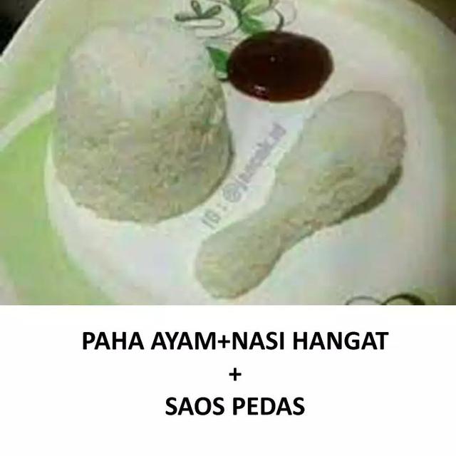 6 Potret Menu Paha Ayam Low Budget Ini Nyeleneh, Dagingnya Enggak Terasa