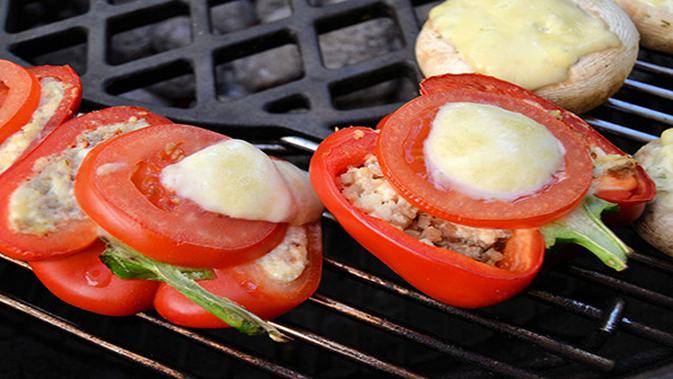 Menu Diet Sehat, Ini Resep Paprika Isi Kembang Kol - Vimarsana News
