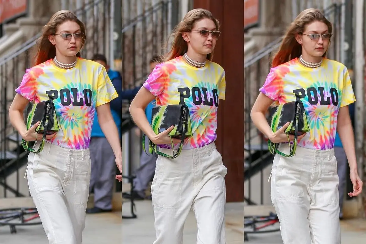 Gigi Hadid the Queen of Tie Die